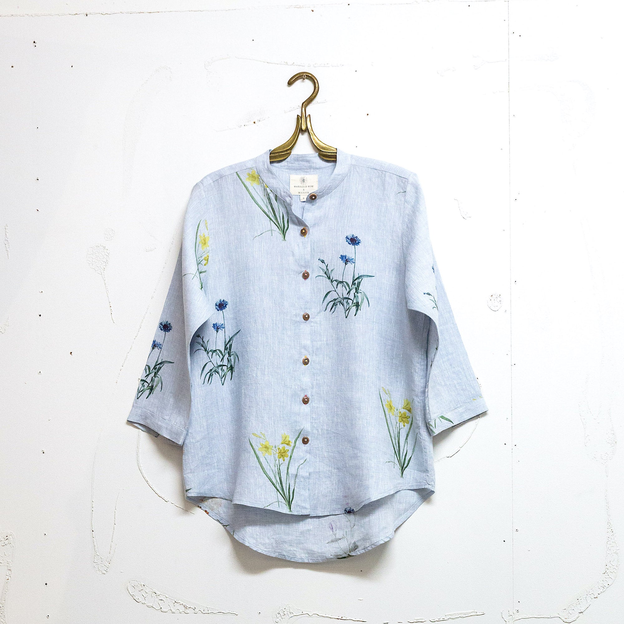 02.24.216 - Floral Linen Shirt