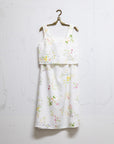 02.25.217b- Floral Linen Skirt