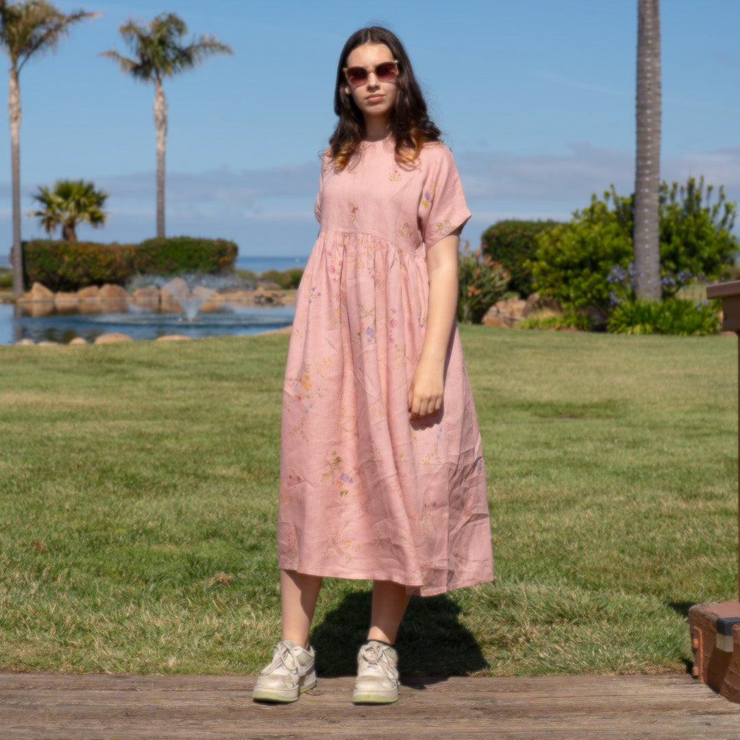 ワンピース WARDROBE NYC Linen long dress (25EO2M0H3003607M005 1119) Maxi Linen Dress | Empire Waist Linen Dress | Elegant Linen