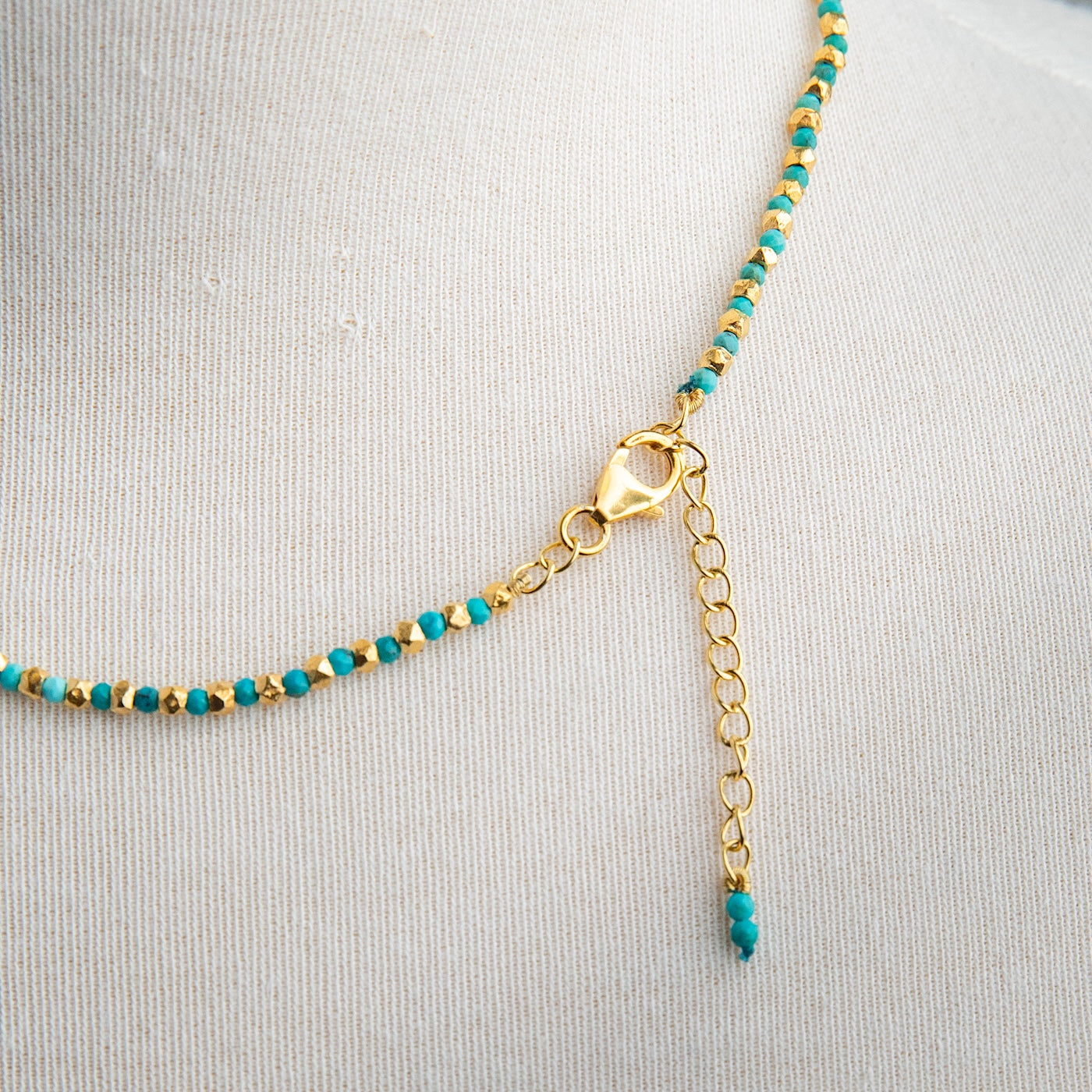 08.25.828 Turquoise Gold Necklace