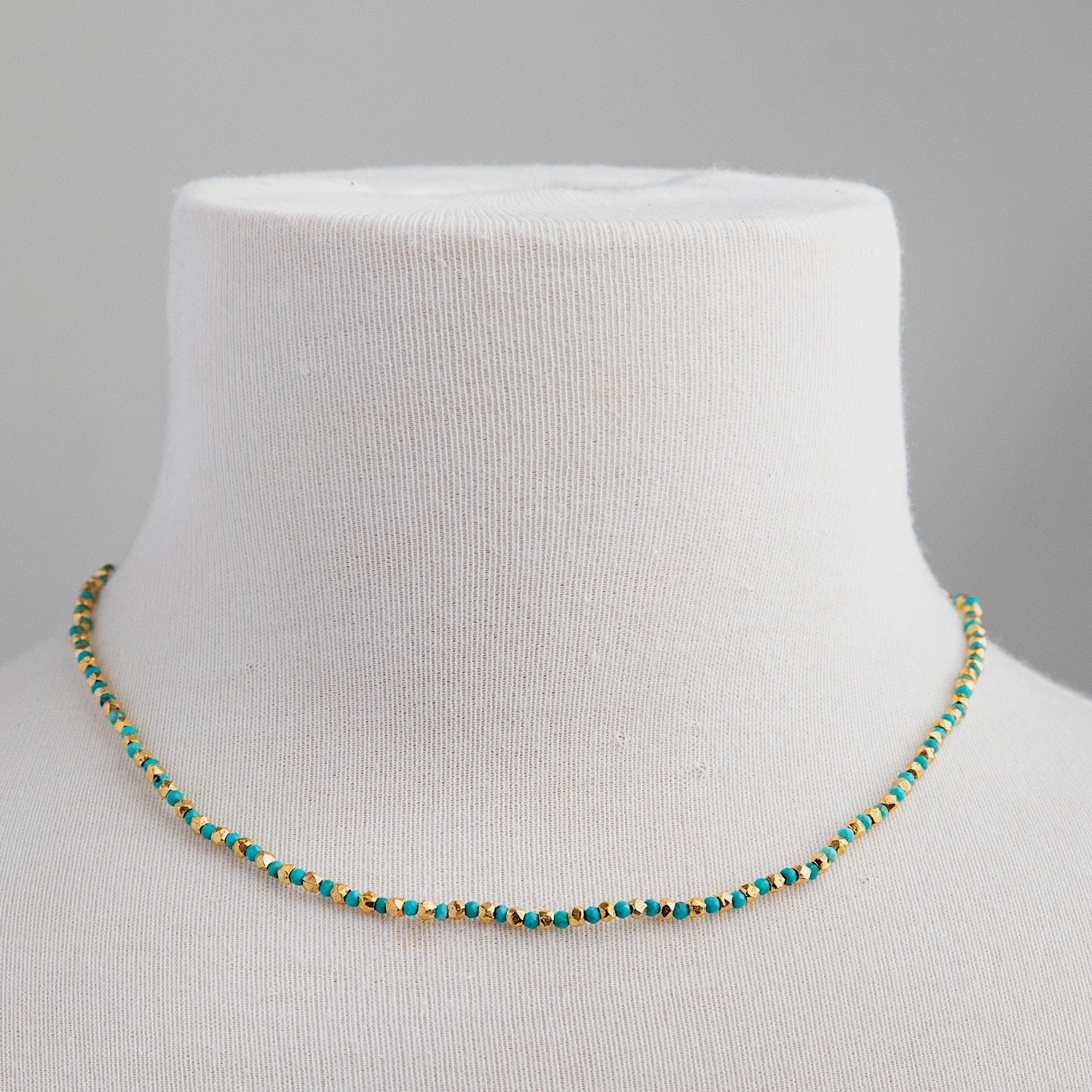 08.25.828 Turquoise Gold Necklace