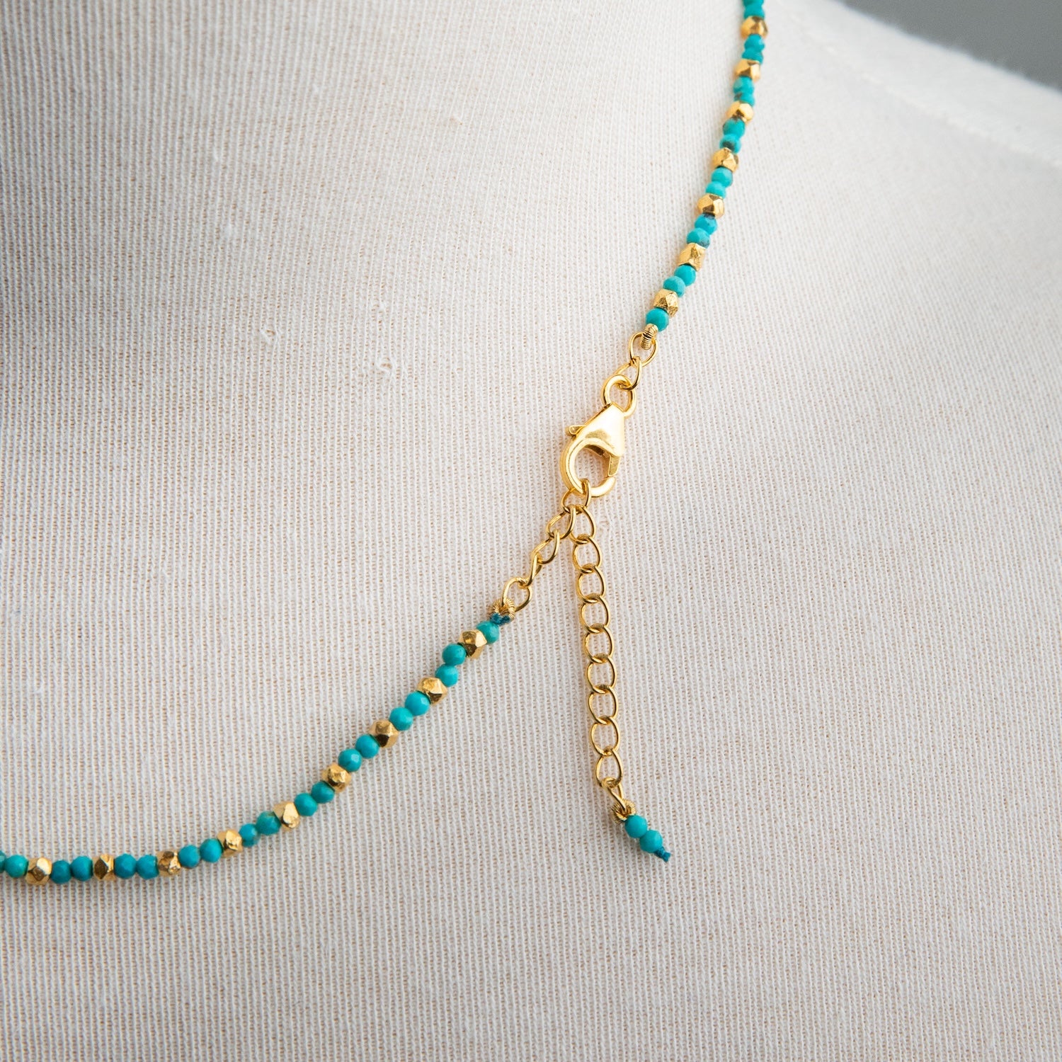 08.25.829 Turquoise Gold Necklace