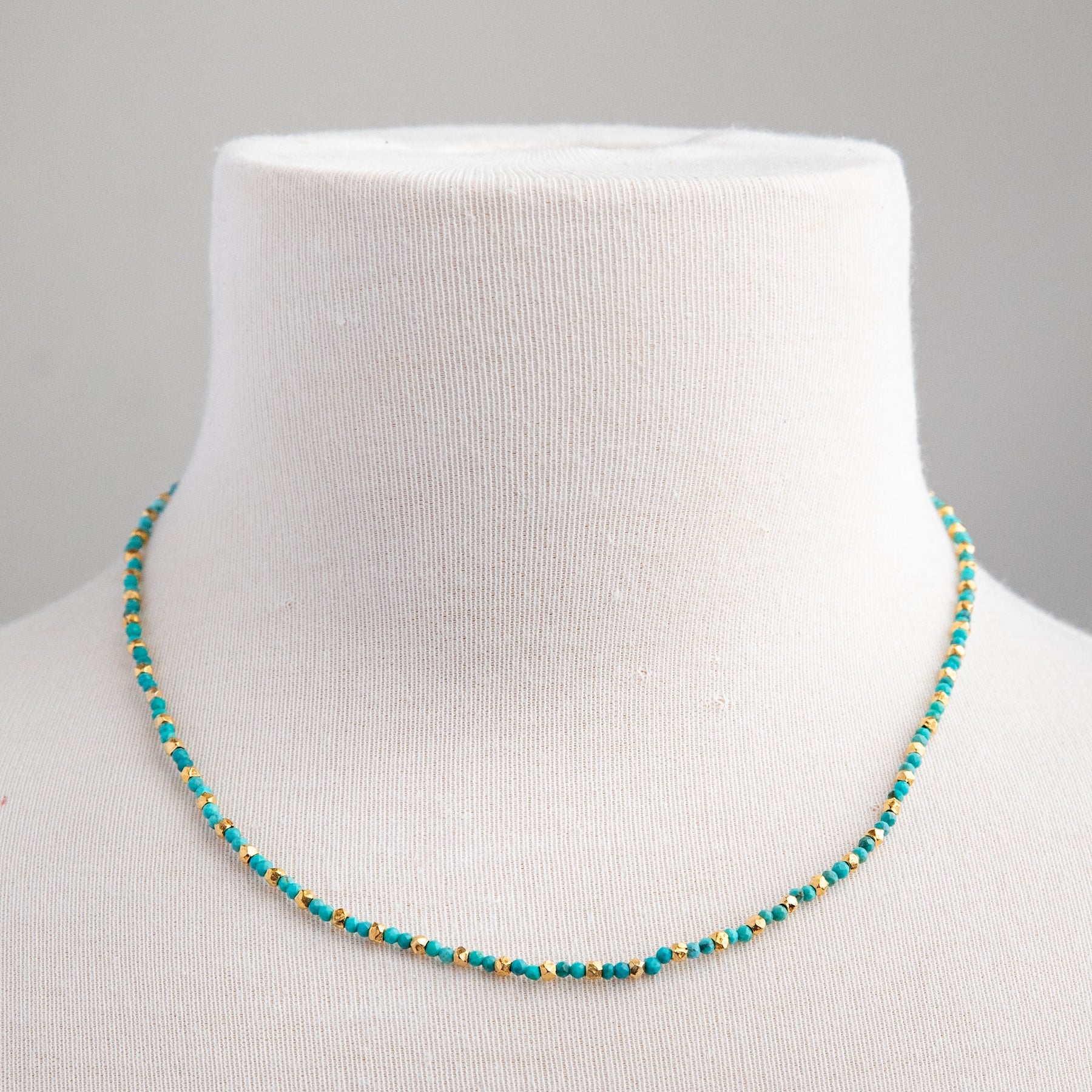 08.25.829 Turquoise Gold Necklace