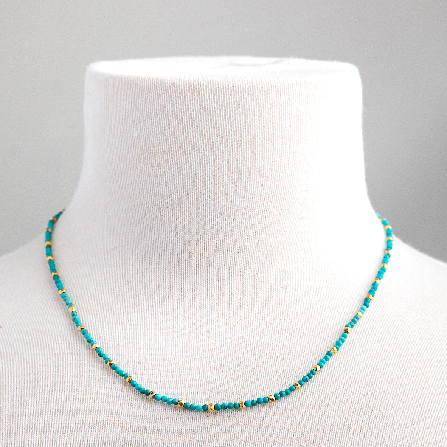 08.25.831 Turquoise Gold Necklace