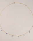 08.25.859 18kt Gold Necklace with Tanzanite