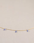 08.25.859 18kt Gold Necklace with Tanzanite