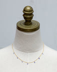 08.25.859 18kt Gold Necklace with Tanzanite