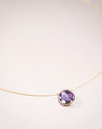 08.25.863 18kt Gold Necklace with Amethyst