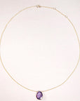 08.25.863 18kt Gold Necklace with Amethyst