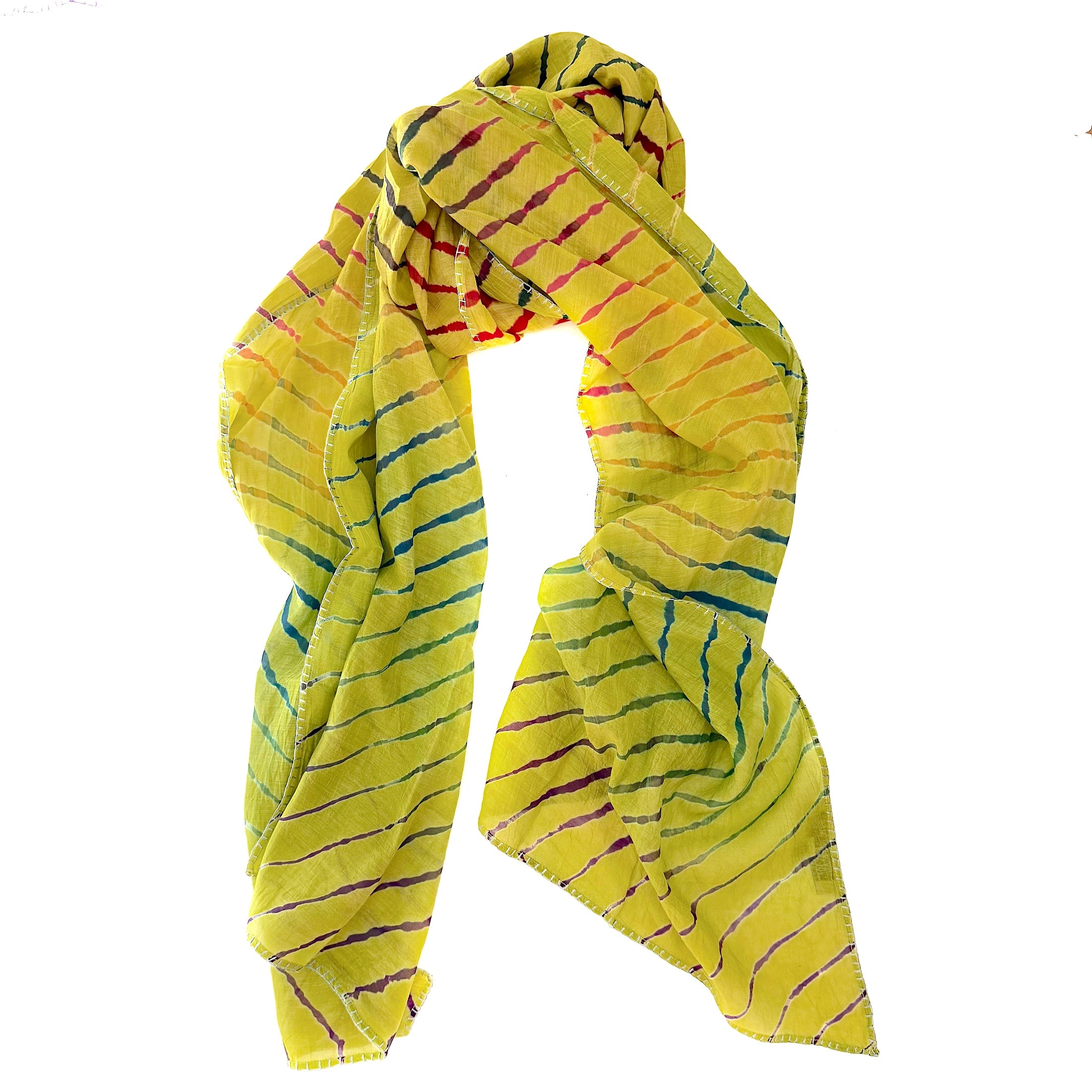 2527 Cotton Silk Scarf – Marigold Row
