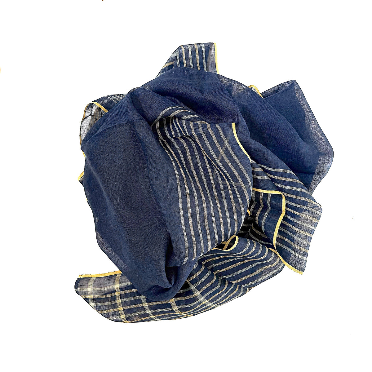 小物 Plantation - bicolor dot fringed stole 2559 Linen Stole – Marigold Row