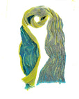 2613 Tie Dyed Silk Scarf