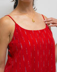 02.26.229 Ikat Cotton Slip Dress