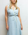 02.24.215 - Linen Wraparound Dress