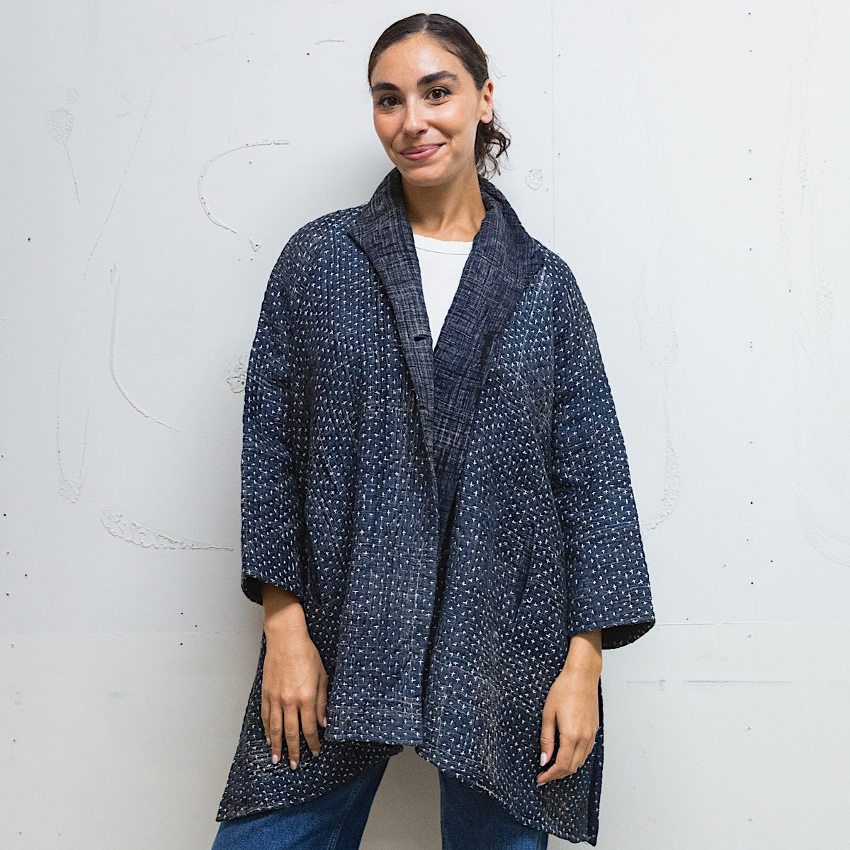 01.26.120 Quilted Cotton Swing Coat