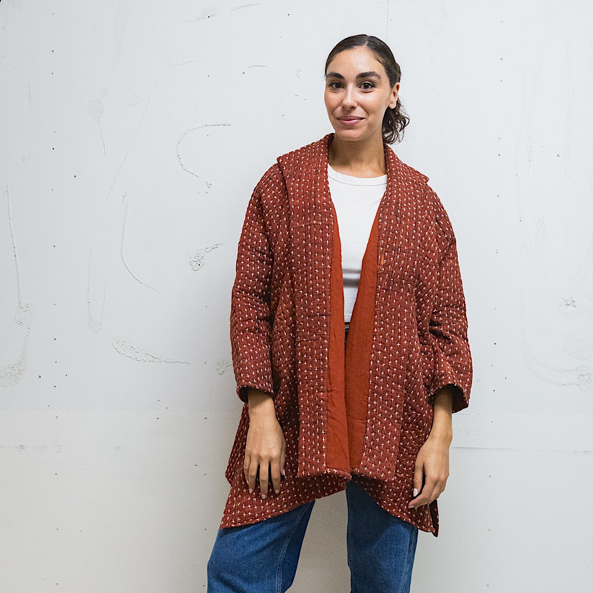 01.26.121 Quilted Cotton Swing Coat