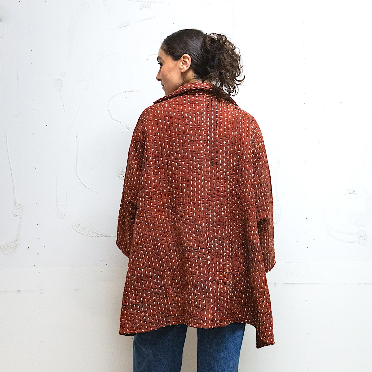 01.26.121 Quilted Cotton Swing Coat