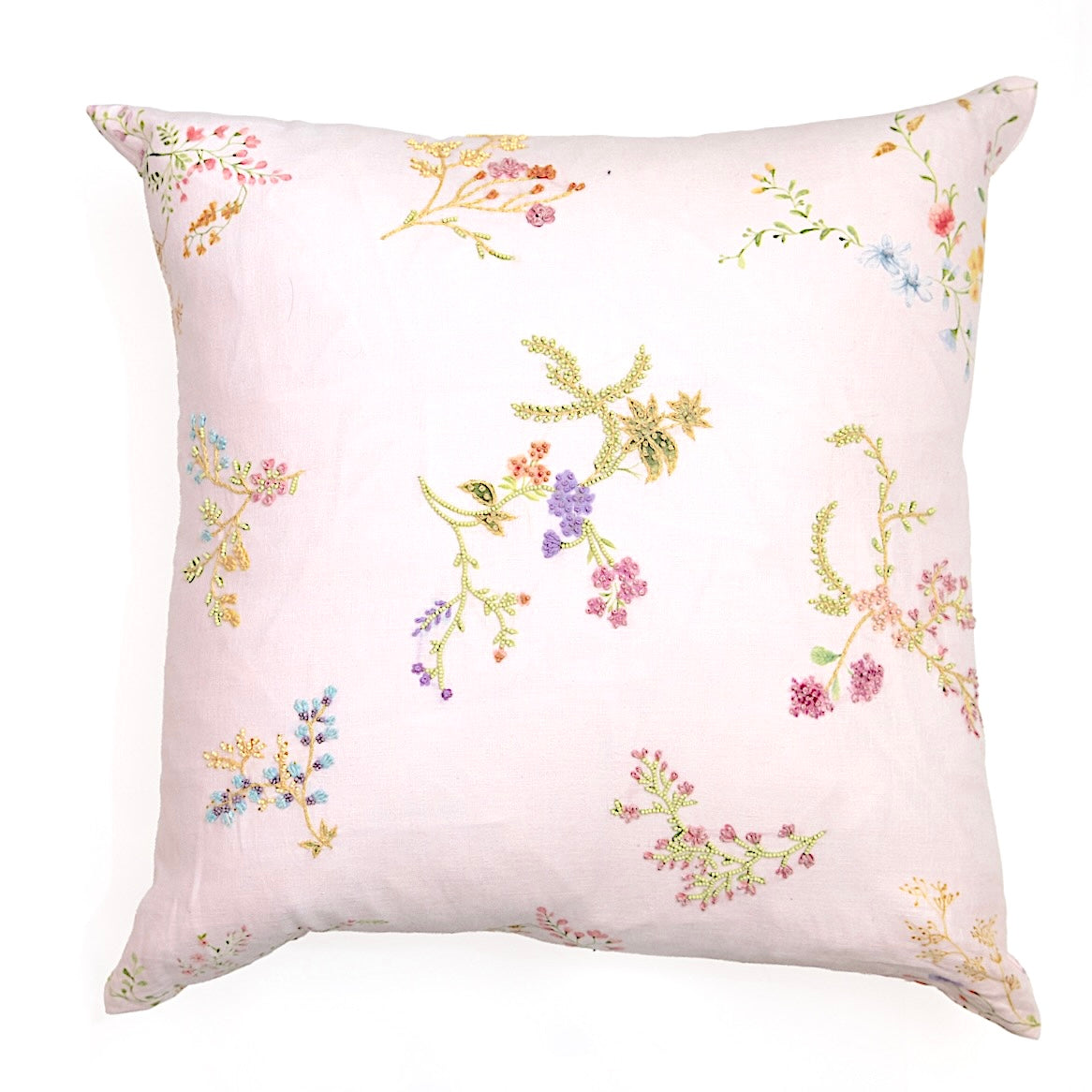 02.26.253 Embroidered Linen Pillow