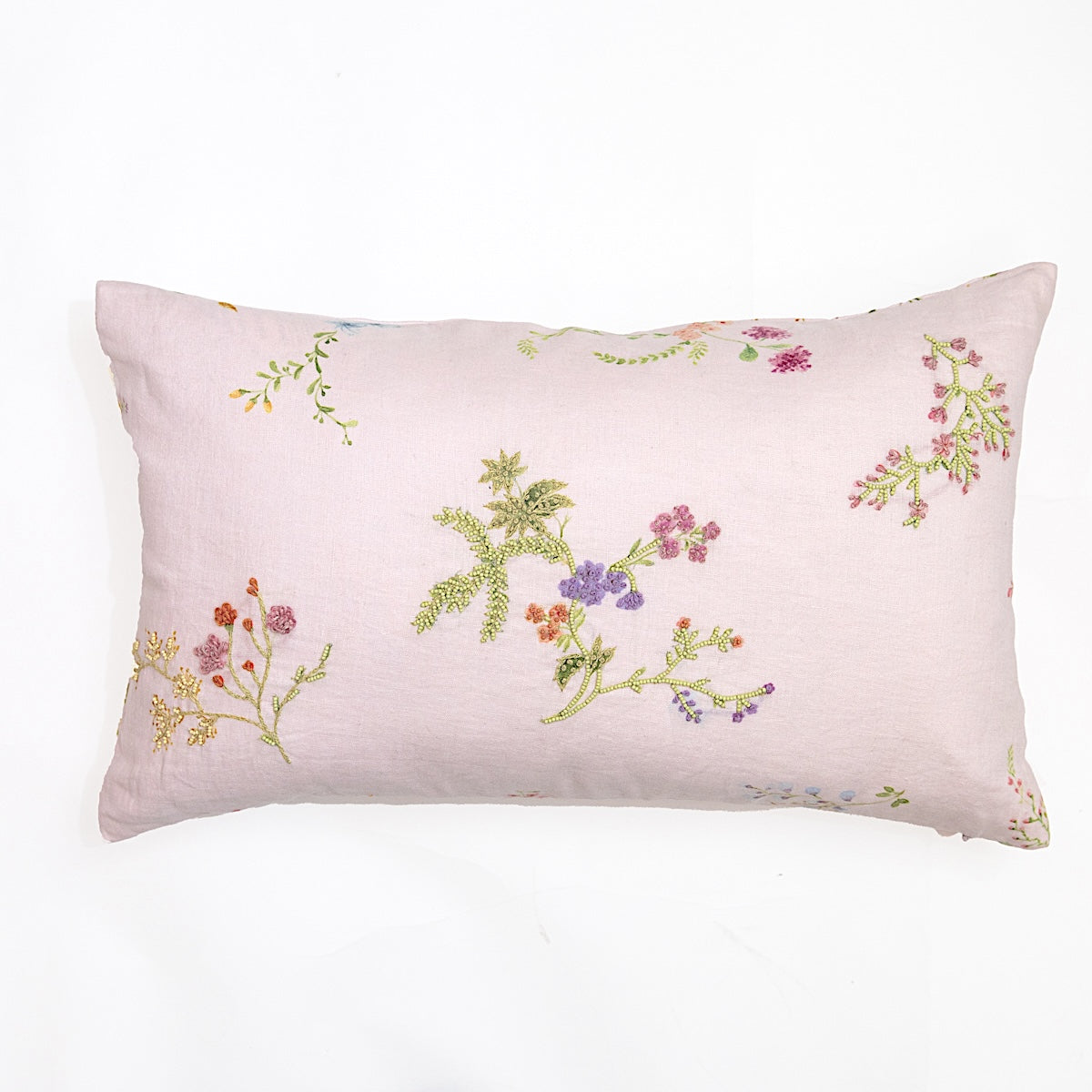 02.26.254 Embroidered Linen Pillow