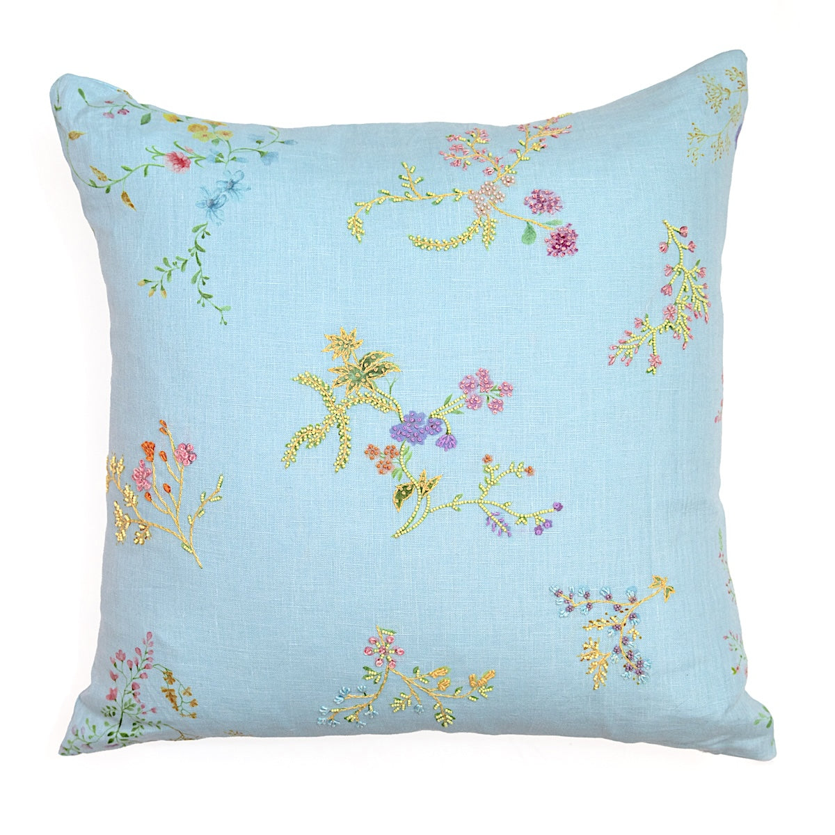 02.26.255 Embroidered Linen Pillow