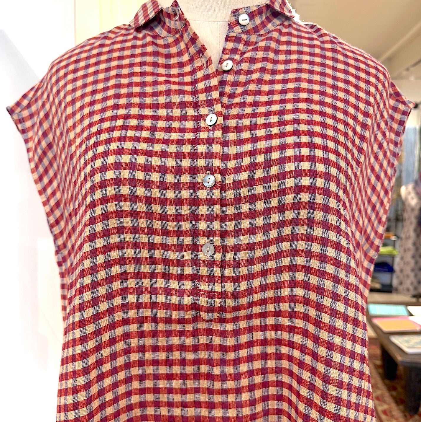 03.26.305 Linen Shift Dress