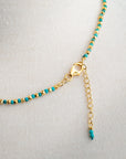 08.25.828 Turquoise Gold Necklace