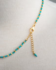 08.25.829 Turquoise Gold Necklace