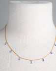 08.25.859 18kt Gold Necklace with Tanzanite