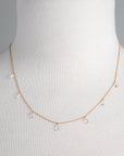 08.25.866 18kt Gold Necklace with Moonstones