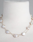 08.25.868 Silver Pearl Necklace