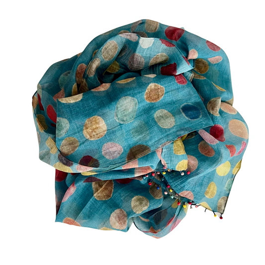 2362 cotton silk scarf