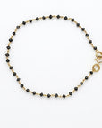 129J 18kt Gold and Black Diamond Bracelet