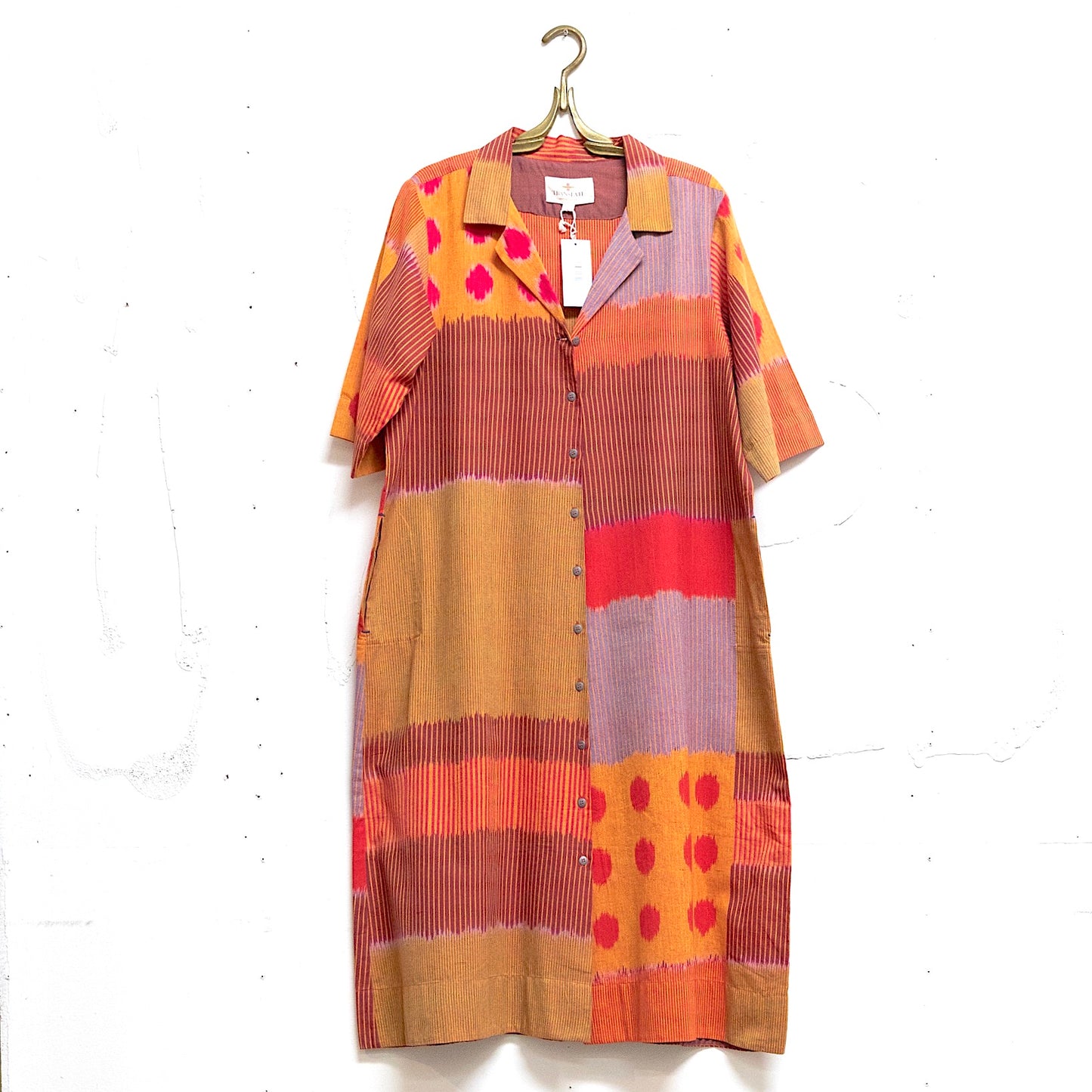 15.24.1502 - cotton ikat shirt dress