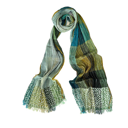 2316 crinkled silk scarf