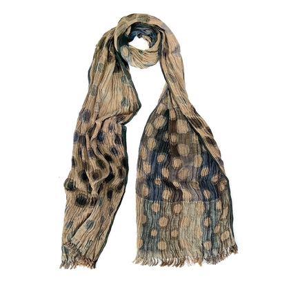 2317 crinkled silk scarf