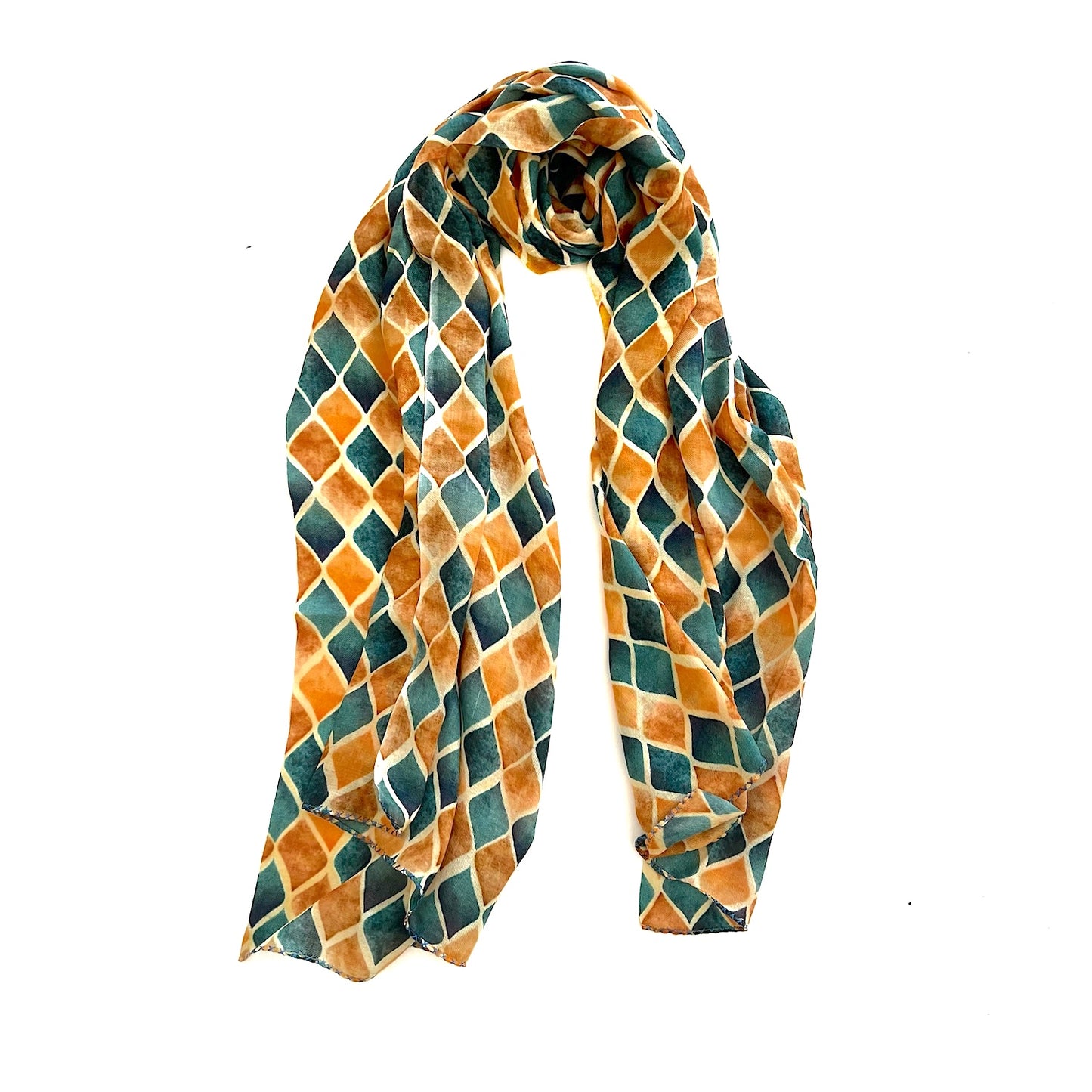 2338  wool silk scarf
