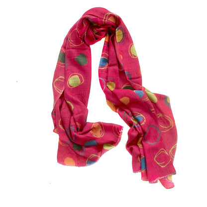 2344  wool silk scarf