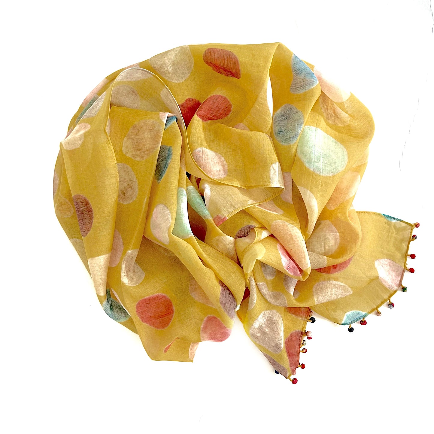 2383 cotton silk scarf