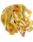 2383 cotton silk scarf