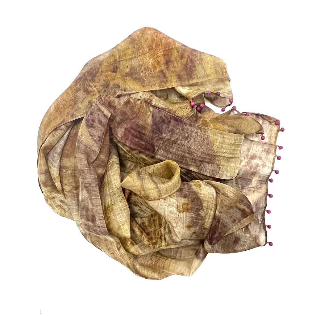 2387 cotton silk scarf