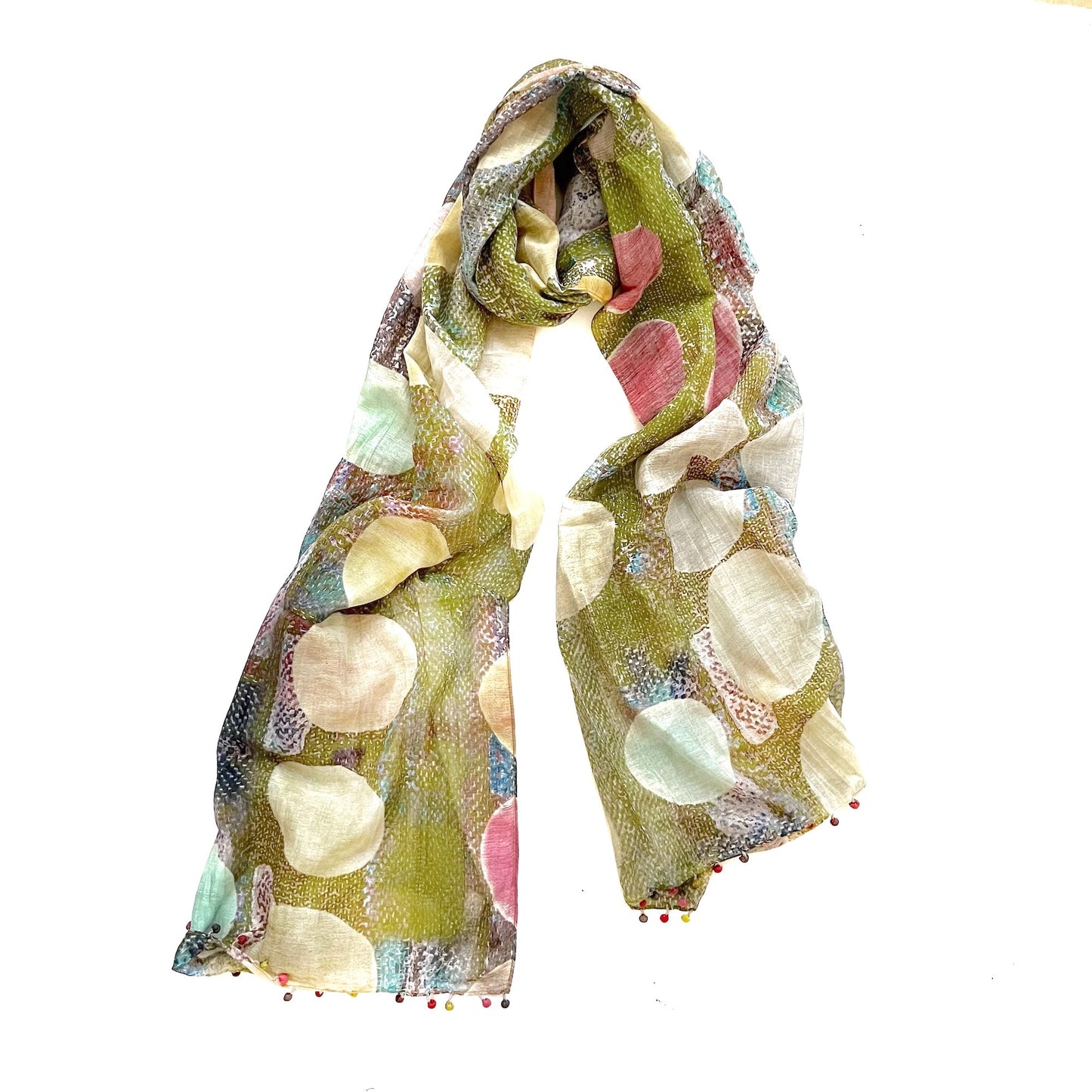 2396 cotton silk scarf