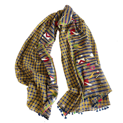 23i16 - cotton scarf