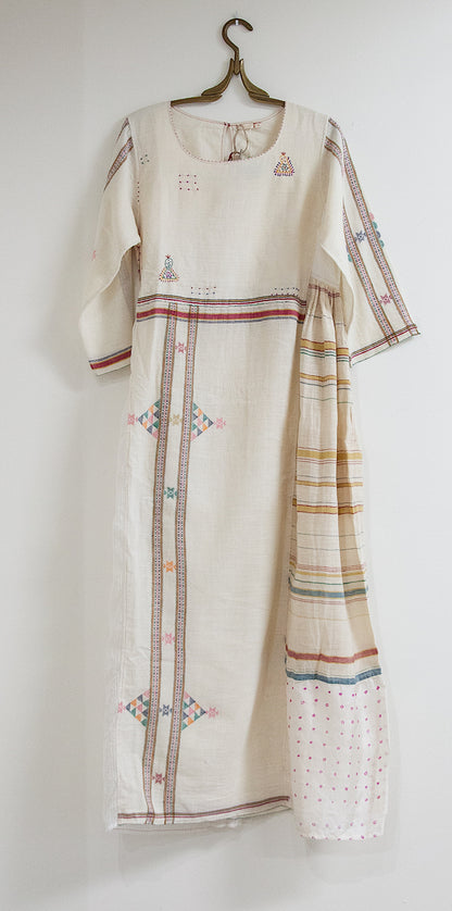23i25 - cotton/silk dress