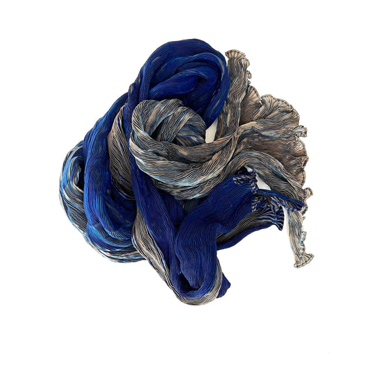 2414 tie dyed silk scarf