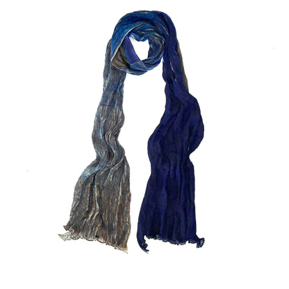 2414 tie dyed silk scarf