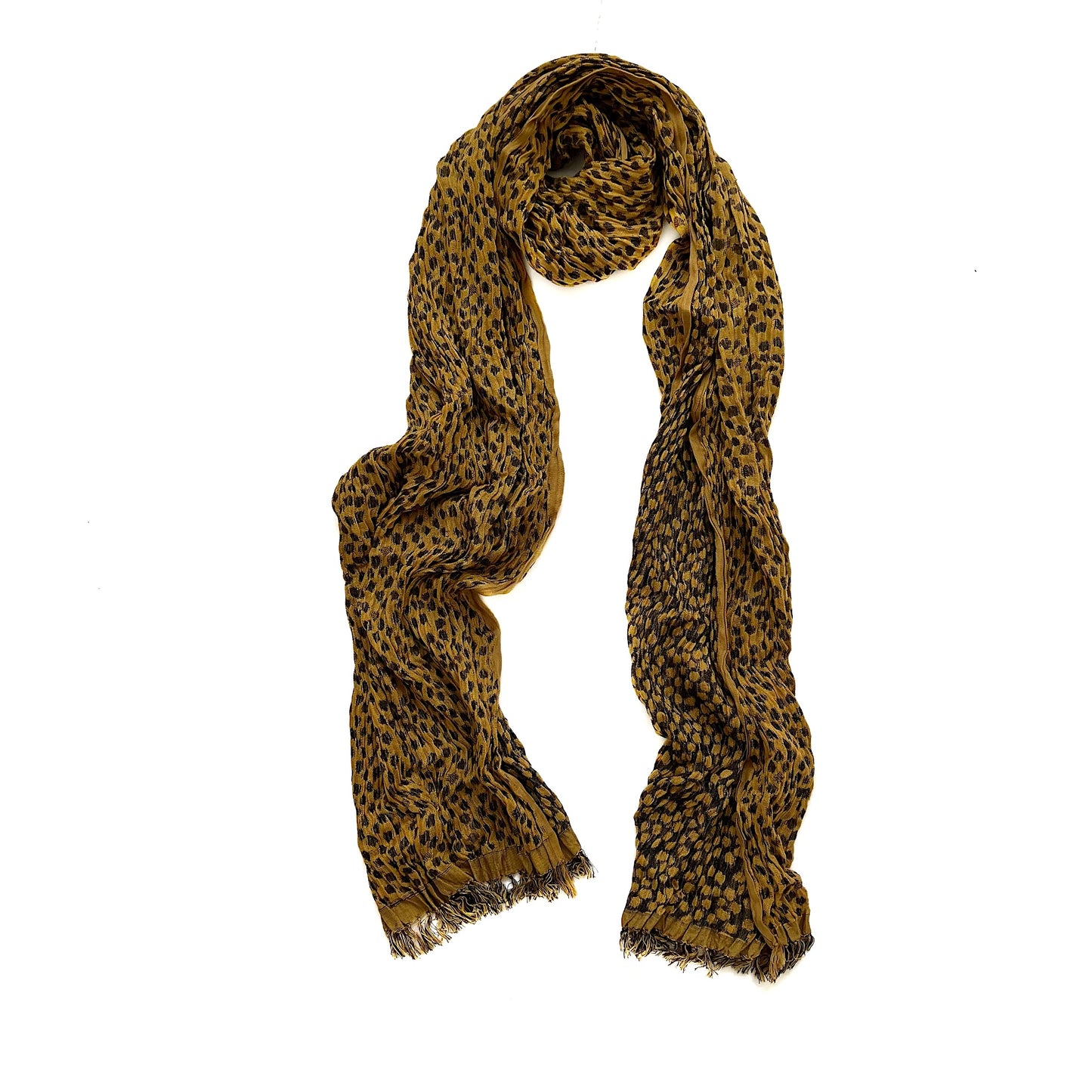 2426 crinkled silk scarf