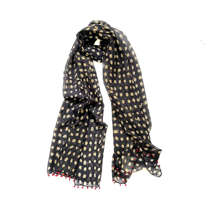 2421 cotton silk scarf