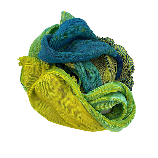 2425 tie dyed silk scarf
