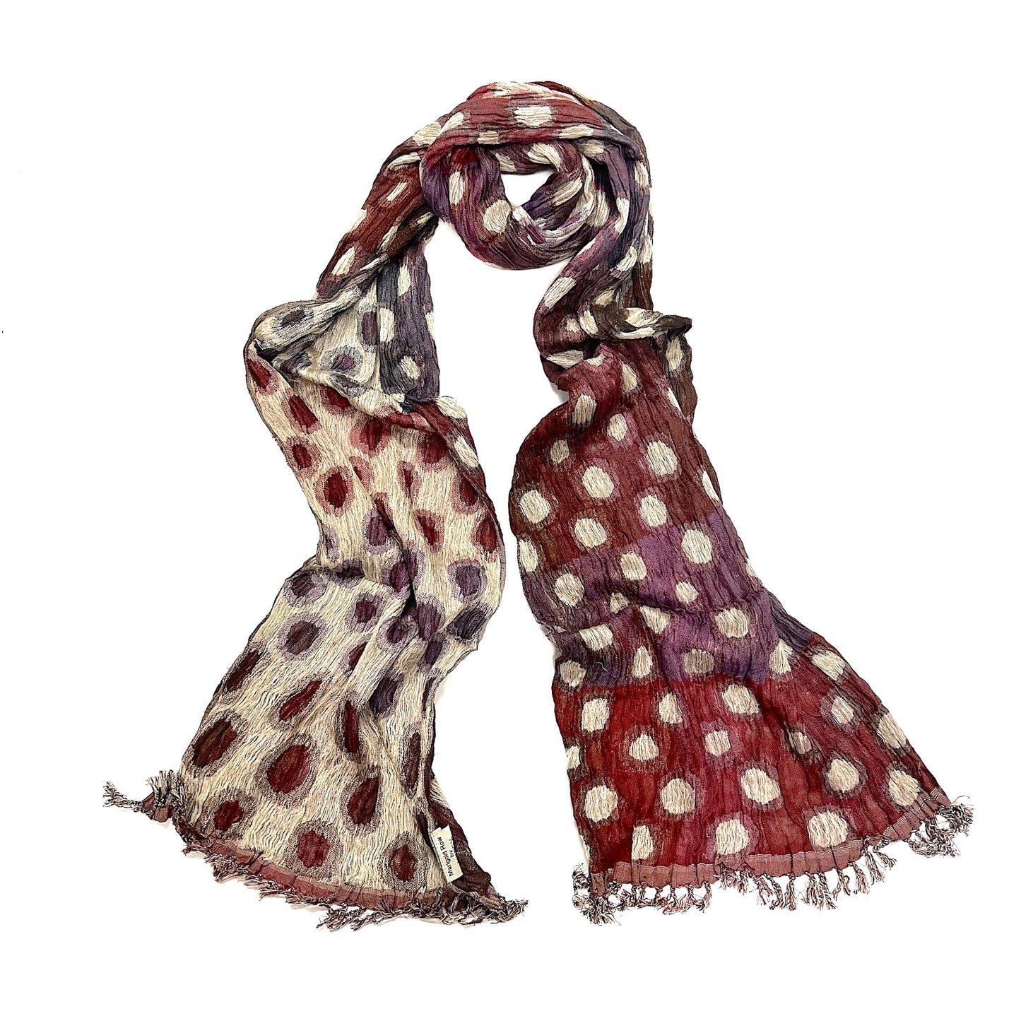 2431 crinkled silk scarf