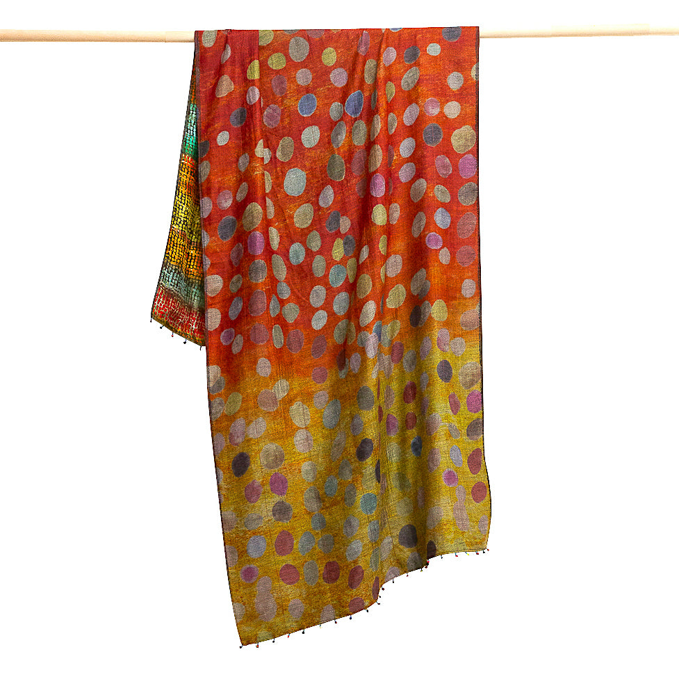 The Song Deer Wool Silk Shawl 135 – Sabina Savage